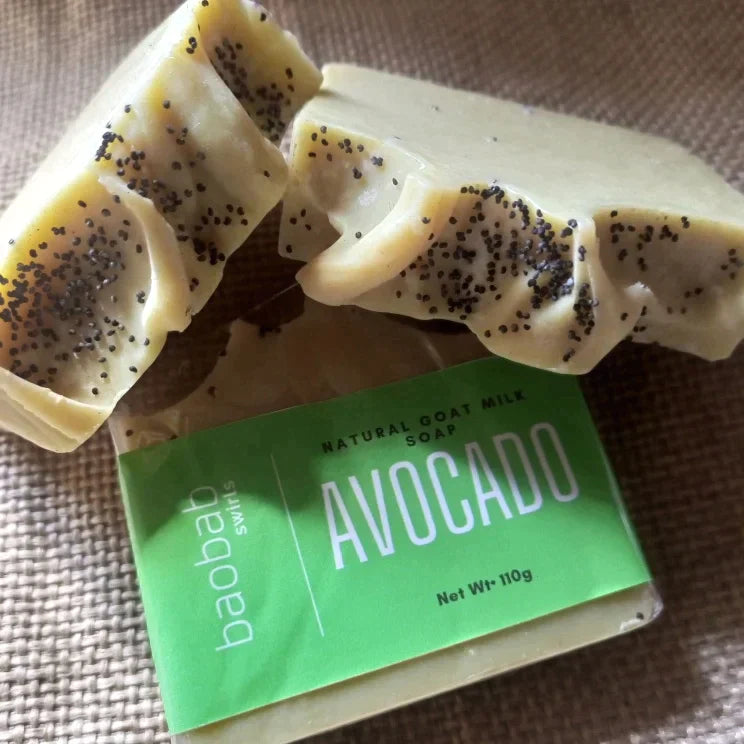 Moisturising Soap with Avocado Baobab Swirls