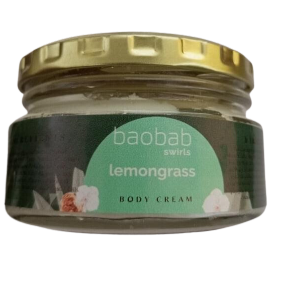 Natural Botanical Body Cream Baobab Swirls
