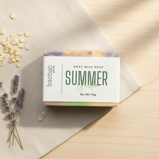 Summer Garden Soap with lavender and spearmint