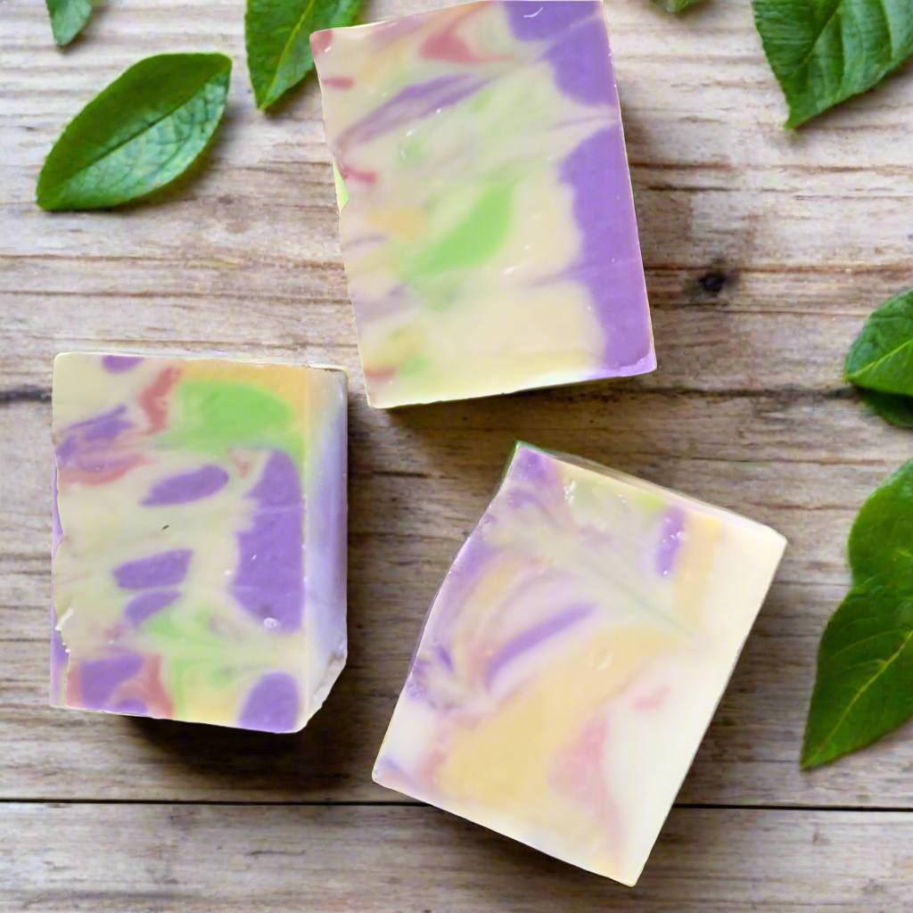 Goat milk soap in summer