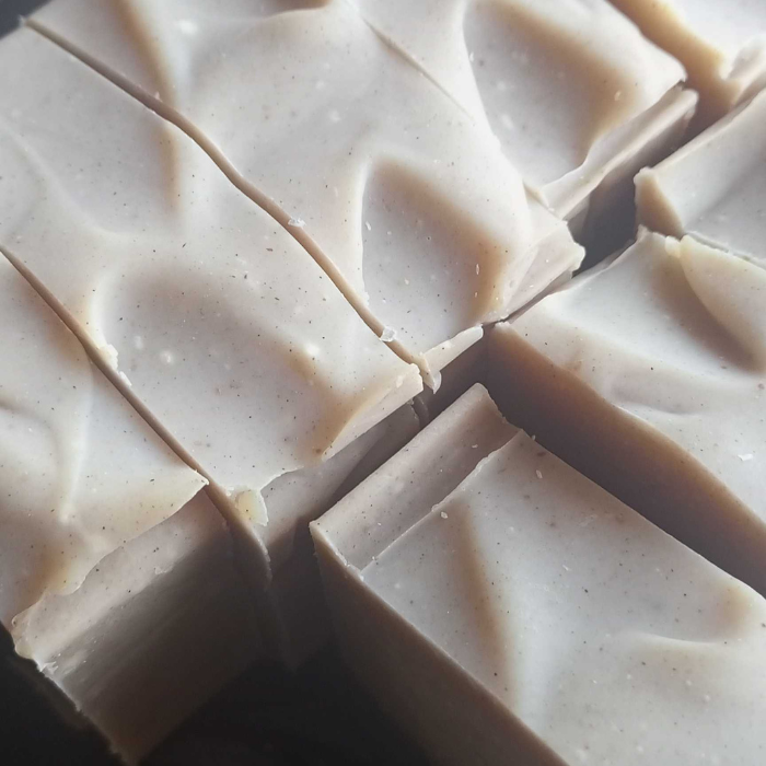 freshly cut cold process soap