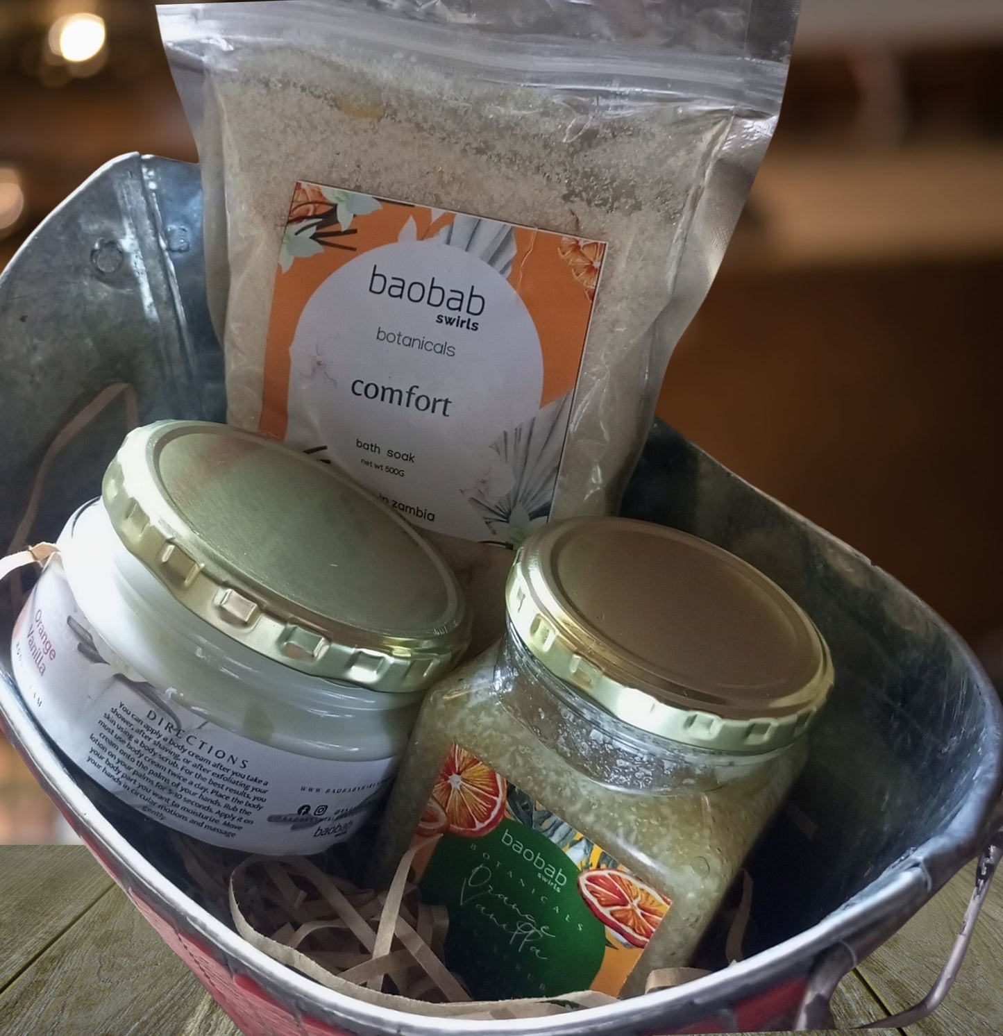 Body Scrub,cream and bath soaks