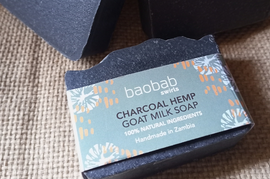 Charcoal Hemp Goat Milk Soap