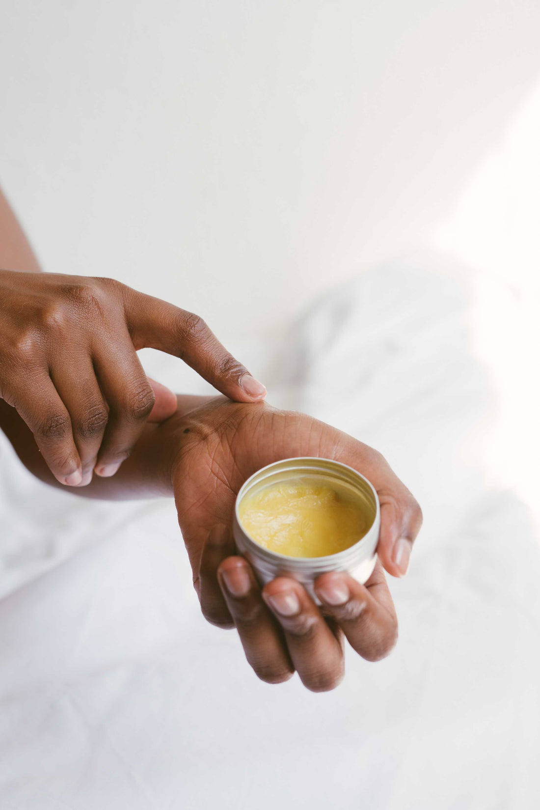 Skin Damaged by Bleaching Baobab Swirls