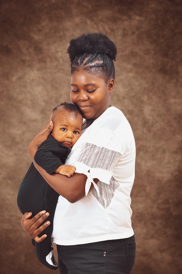 Mother with baby 