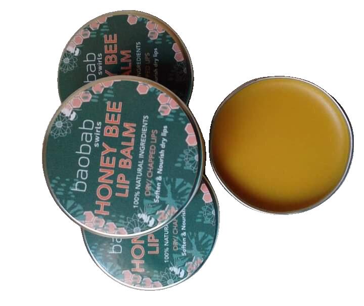 Honey bee lip balm