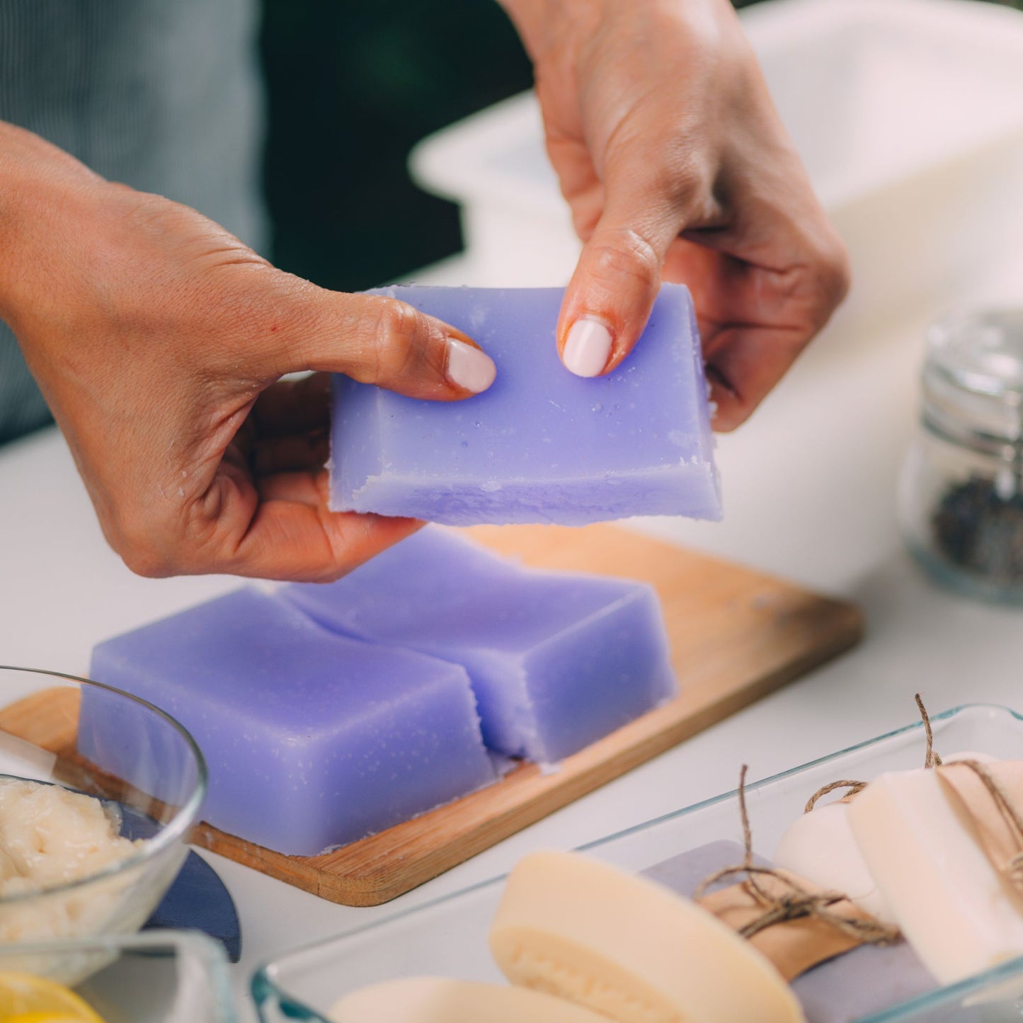 Cutting soap