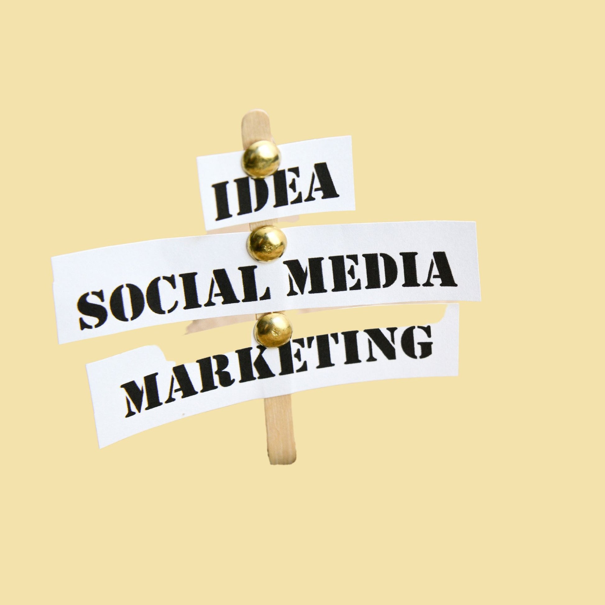 Social media marketing sign