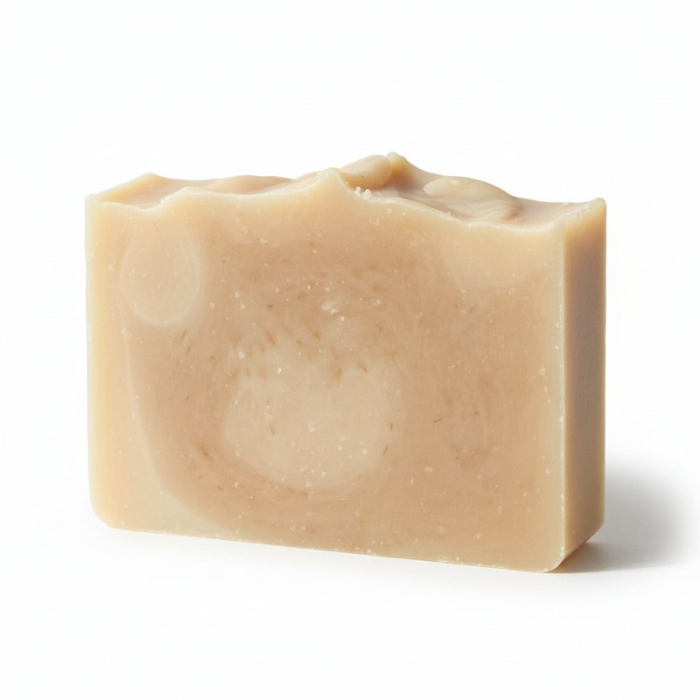 Bar of soap on a white background