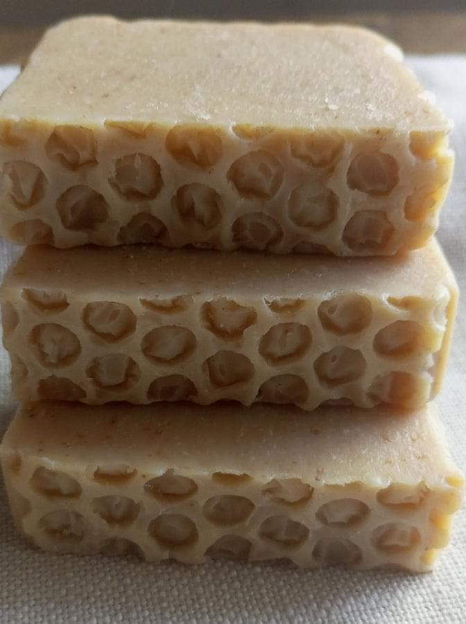 Oatmeal And Honey Goat Milk Soap Baobab Swirls