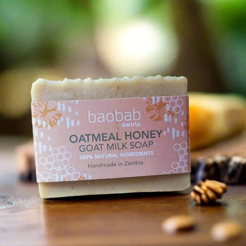 Handcrafted Oatmeal and Honey Soap