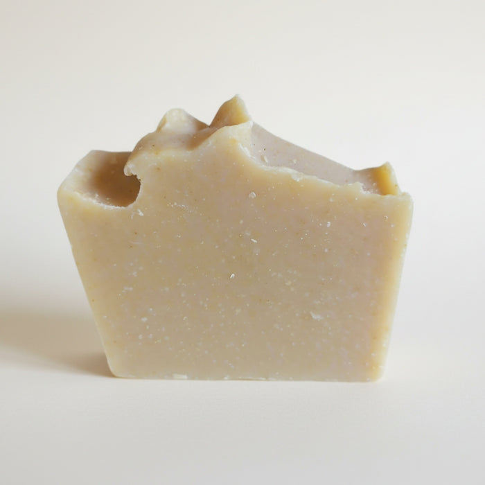 Bar of soap on a white background