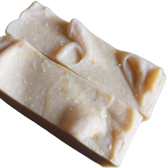 Papaya Goat Milk Soap Baobab Swirls